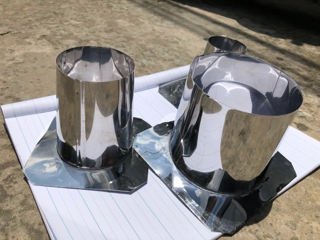 Phễu Tôn Inox Thoát Nước Máng Xối Nhà – Xưởng – Văn Phòng | Đủ Size Phi 6–14cm